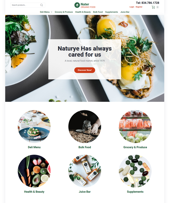 best woocommerce themes for food stores feature