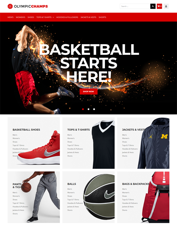 best woocommerce themes for sports stores feature