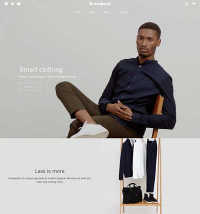 Menswear Shopify Themes For Online Men's Fashion And Clothing Stores