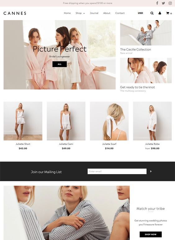 shopify themes for online lingerie underwear stores