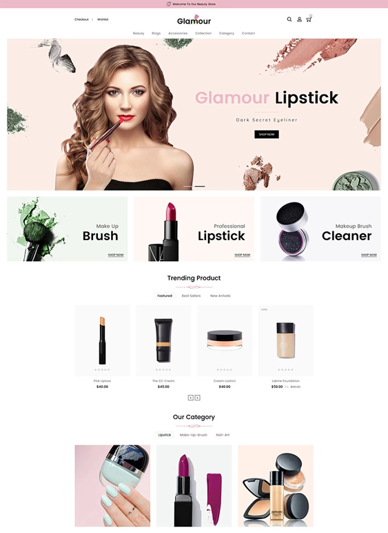 best shopify themes for online beauty stores feature