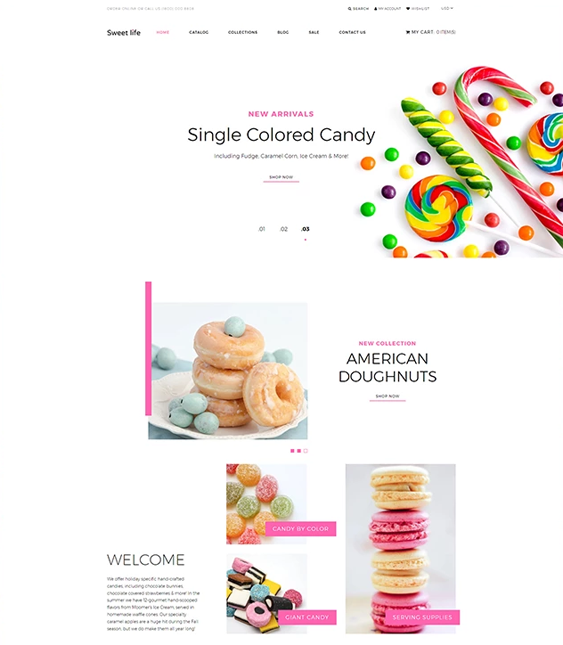 bakery shopify themes for selling cakes cookies bread