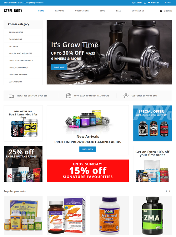 Sports And Fitness Shopify Themes
