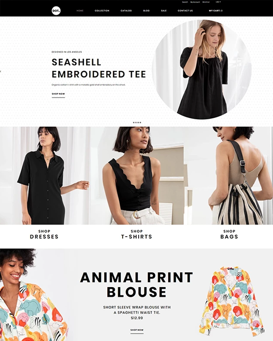 Shopify Themes For Women's Clothing Stores