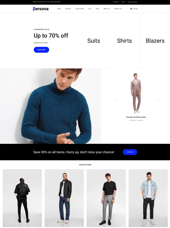 Menswear Shopify Themes For Men's Fashion And Clothing Stores