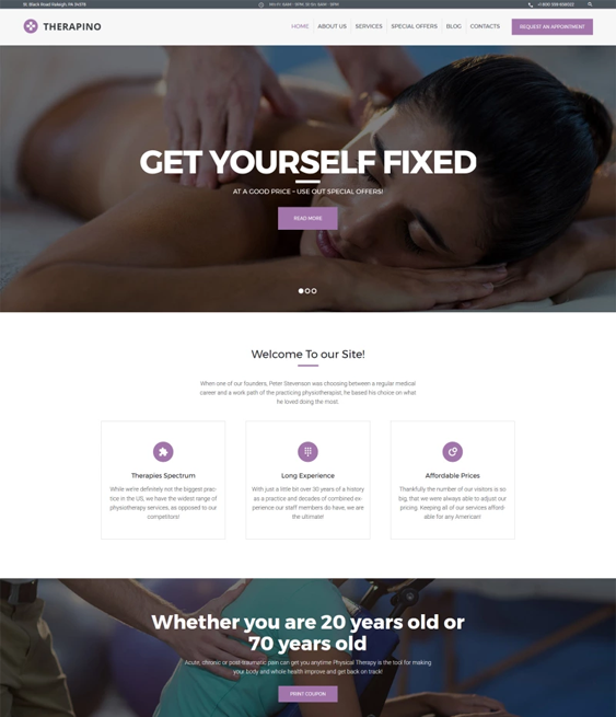 WordPress Themes For Salons And Spas