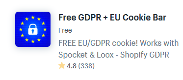 eu cookie policy shopify apps and plugins