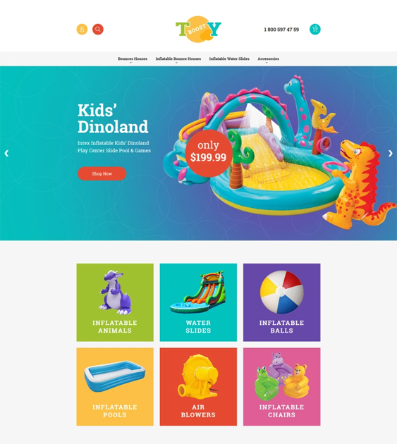 magento themes for kids children babies