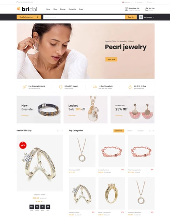 opencart themes for jewelry stores