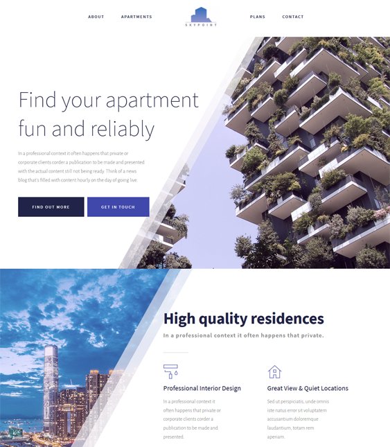 best real estate wordpress themes feature