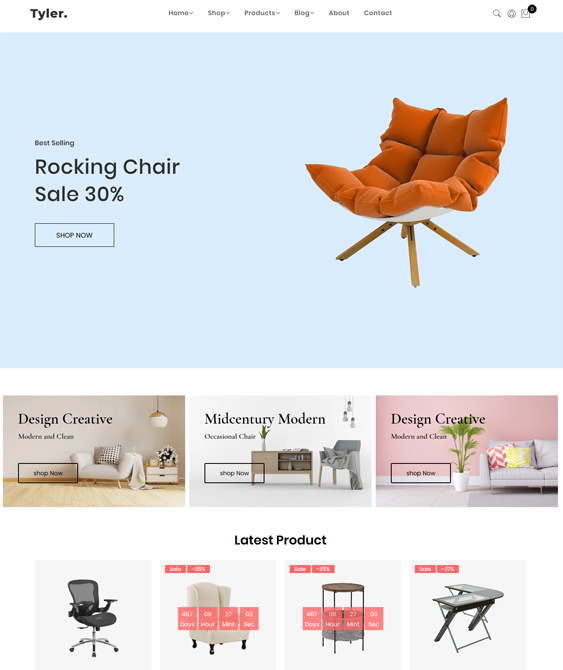 best shopify themes for furniture homeware stores feature