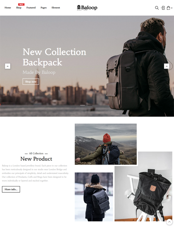 backpack shopify themes
