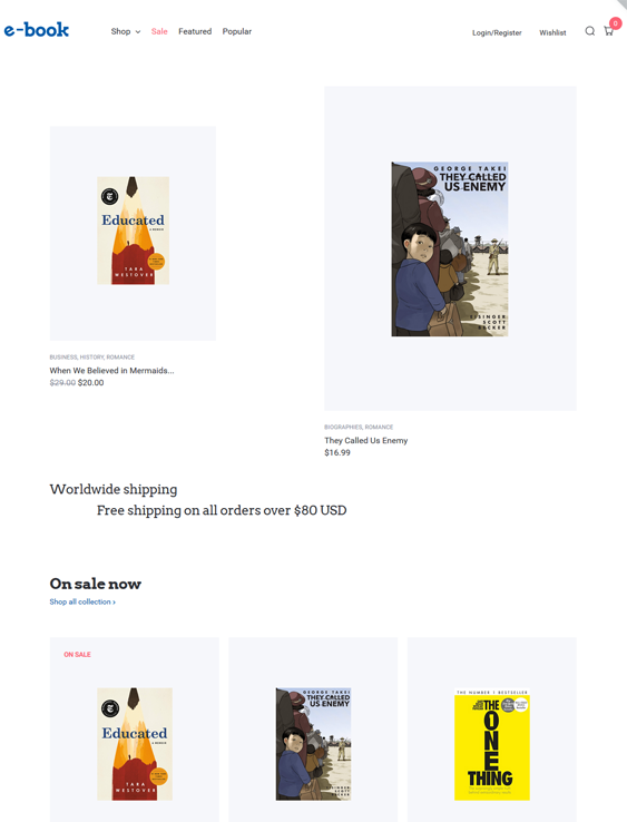 woocommerce themes for online book stores