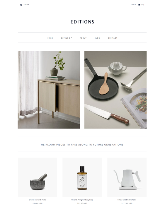 kitchen shopify themes for bakeware cookware dinnerware