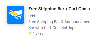 shopify apps plugins for free shipping bars