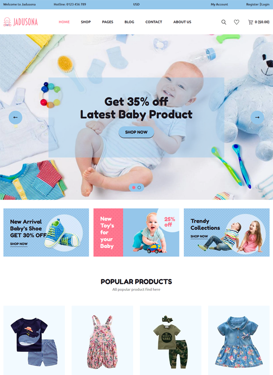 Shopify Themes For Kids, Babies, And Children