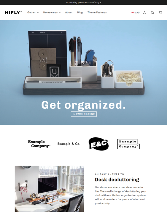 Shopify Themes For Office Supply Stores feature