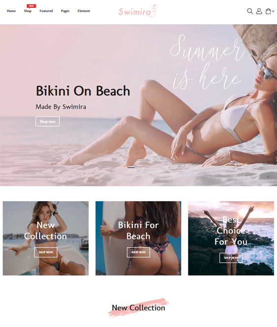 shopify themes lingerie swimwear feature