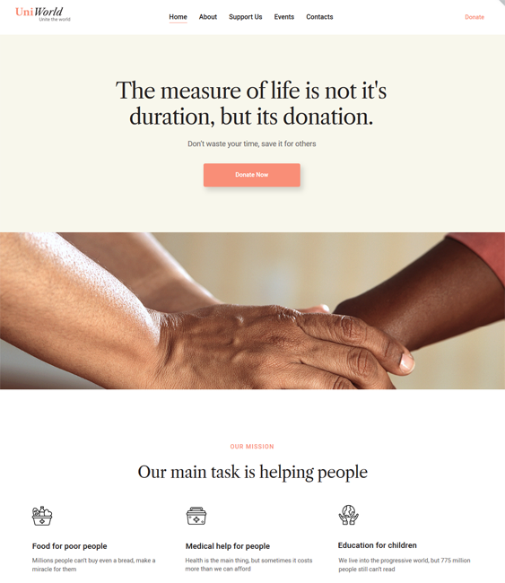 charity nonprofit wordpress themes