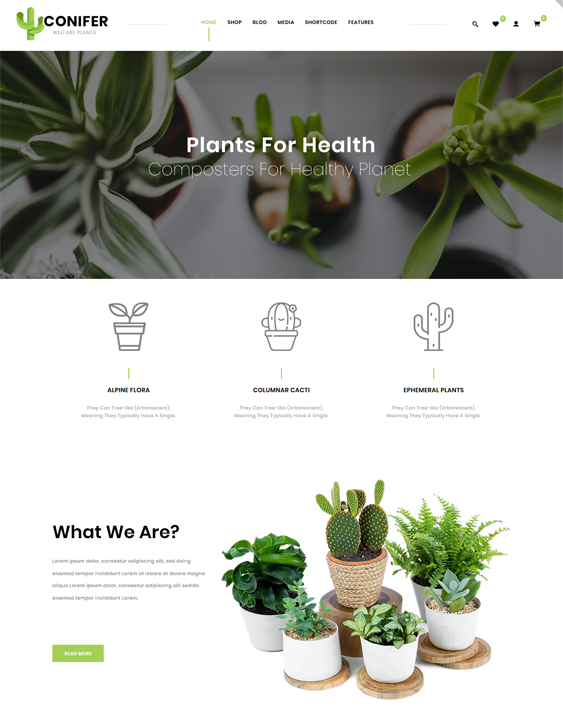 woocommerce themes for selling flowers and plants