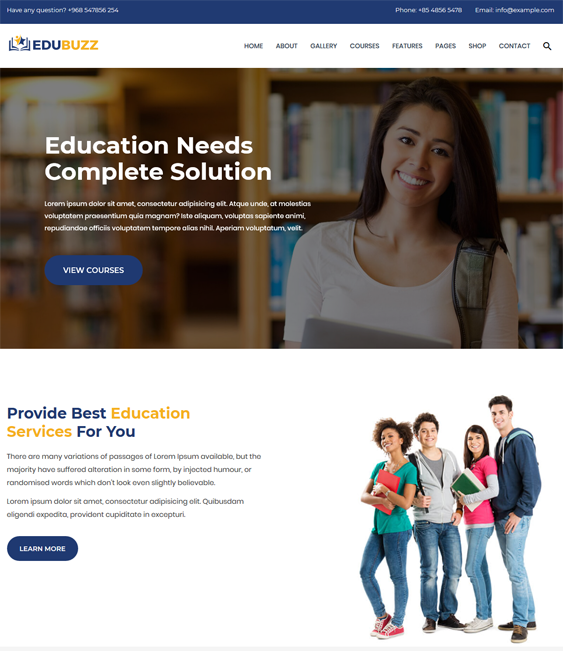 Education Joomla Themes For Schools, Classes, And Online Learning feature