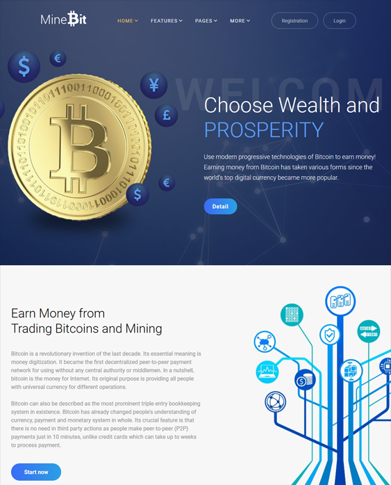 bitcoin and cryptocurrency wordpress themes