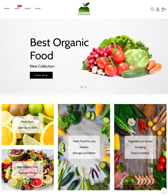 Shopify Themes For Selling Organic Fruit And Vegetables feature