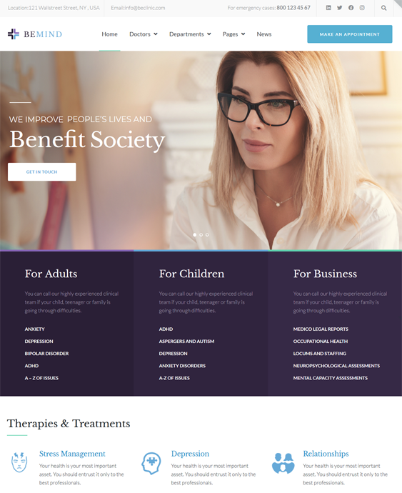 WordPress Themes For Therapists, Mental Health Counselors, And Psychologists