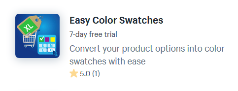 Shopify Apps For Color Swatches