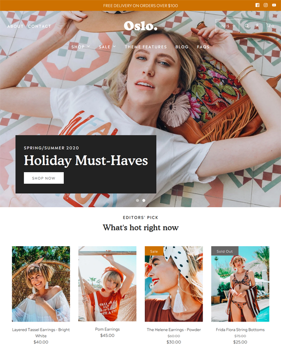 Shopify Themes For Women's Clothing Stores