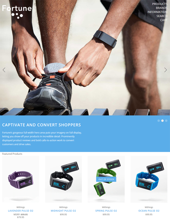 BigCommerce Themes For Sports And Fitness Stores