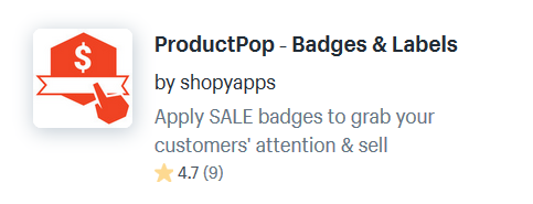 Shopify Apps for Product Stickers, Labels, And Badges