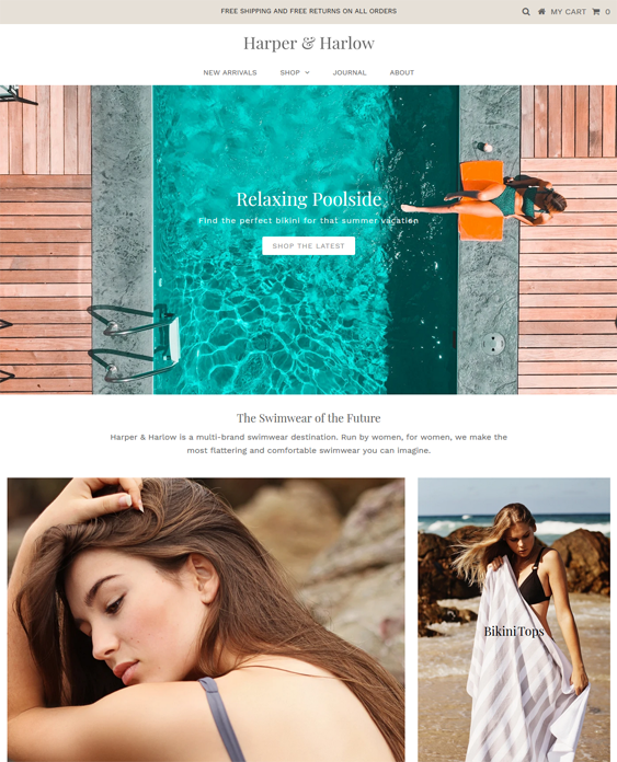 summer shopify themes feature
