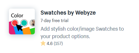 Shopify Apps For Color Swatches