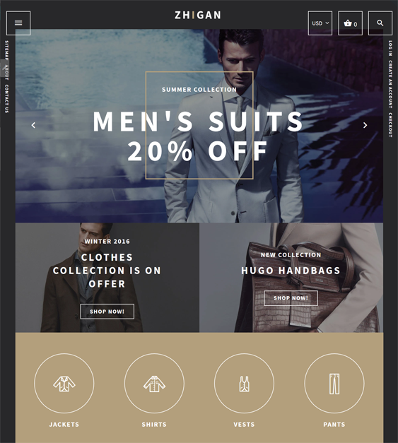 Menswear Shopify Themes For Men's Fashion And Clothing Stores