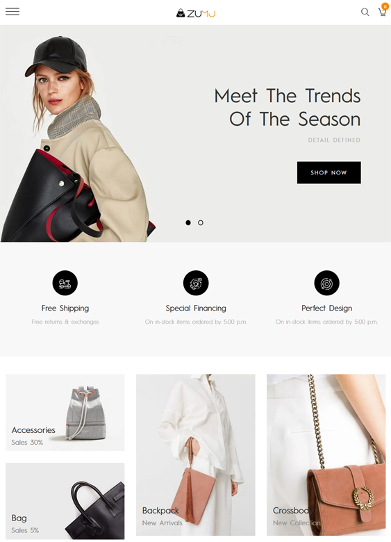 Shopify Themes For Selling Purses, Wallets, And Handbags