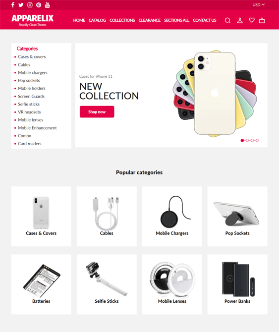 Shopify Themes For Electronics Stores
