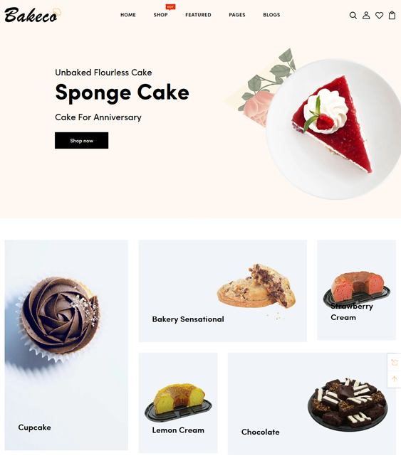 Shopify Themes For Cake Shops feature