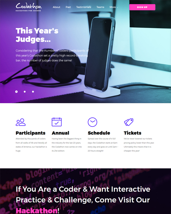 WordPress Themes For Events