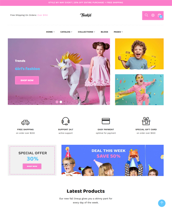 Shopify Themes For Kids, Babies, And Children feature
