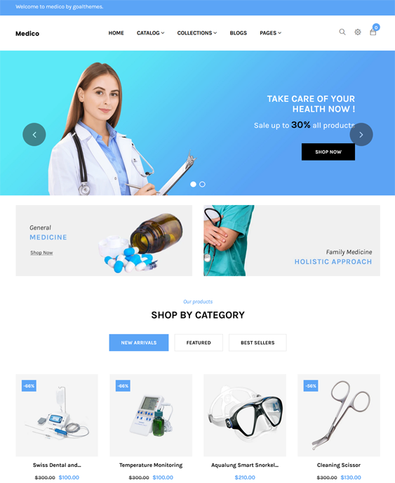 Shopify Themes For Drug Stores And Online Pharmacies