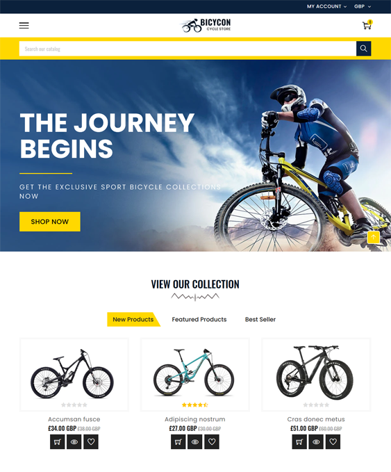 Shopify Themes For Online Sports Stores