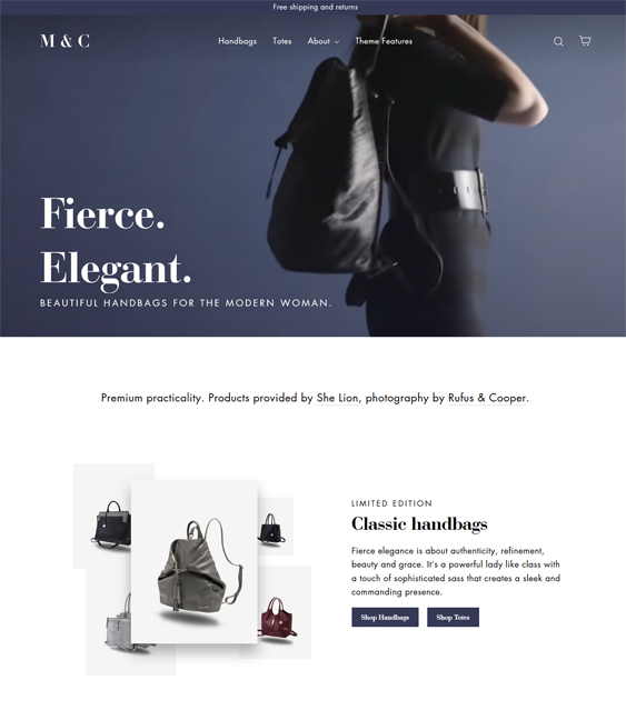 motion elegant backpack shopify theme