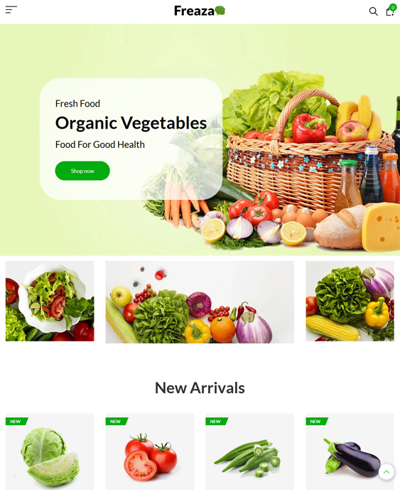 Shopify Themes For Selling Food feature