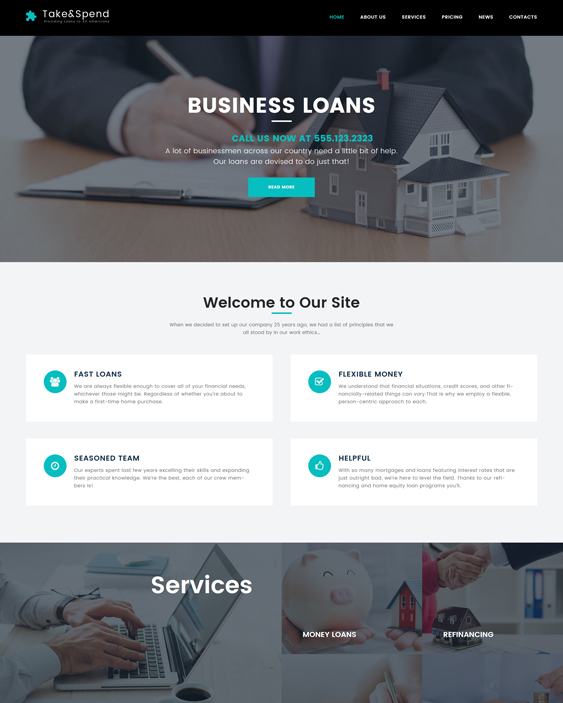 WordPress Themes For Loan And Mortgage Companies