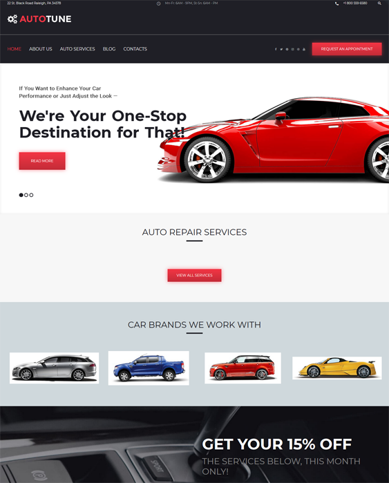 WordPress Themes For Automotive, Car, And Vehicle Websites feature