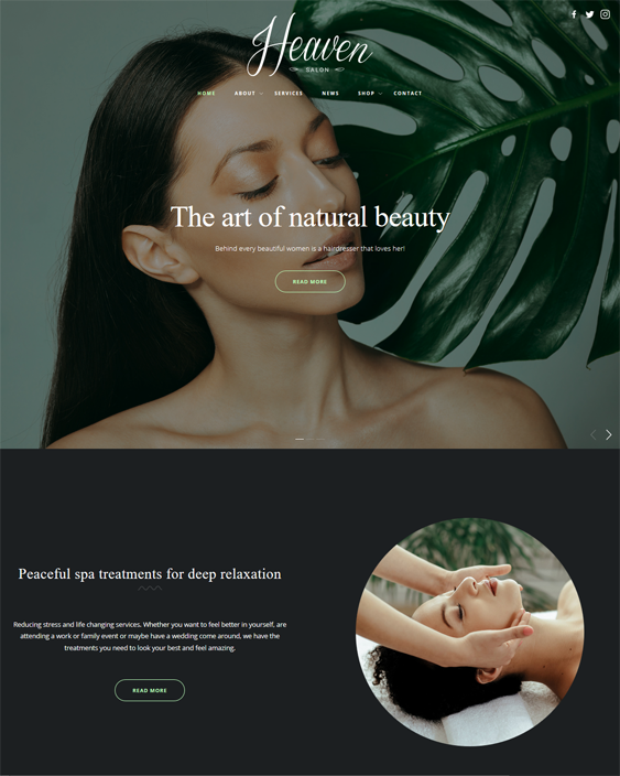 WordPress Themes For Salons And Spas
