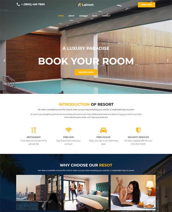 Hotel And Vacation Rental WordPress Themes