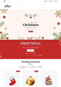 Christmas Shopify Themes feature
