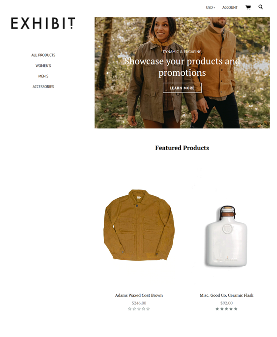BigCommerce Themes For Selling Outdoor Goods And Hiking And Camping Equipment